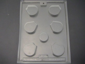 F038 Daisy Puzzle Chocolate Candy Mold